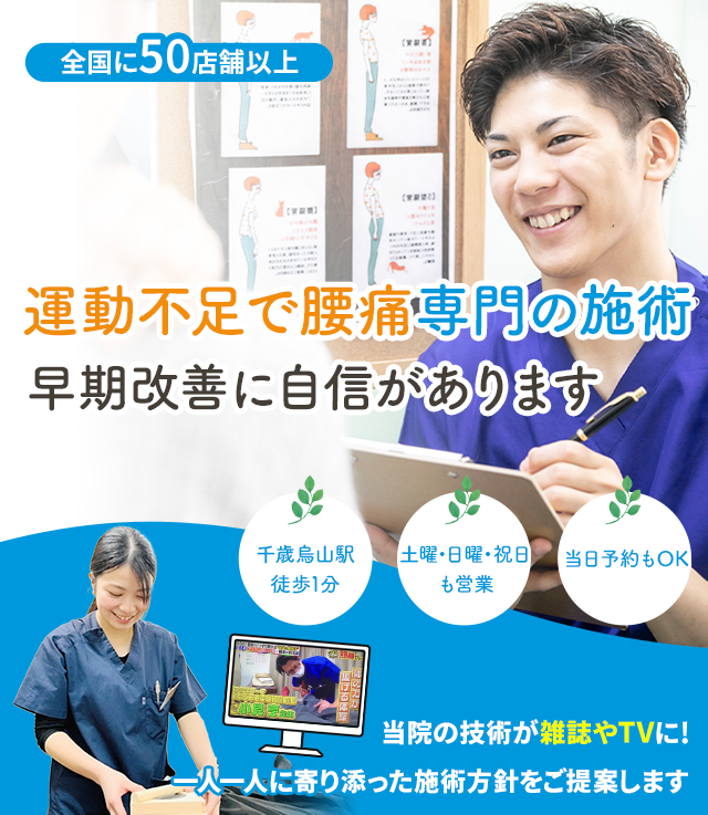 しつこい腰痛でお困りの方へ